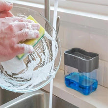 Load image into Gallery viewer, 2-in-1 Soap Dispenser Pump with Sponge Holder
