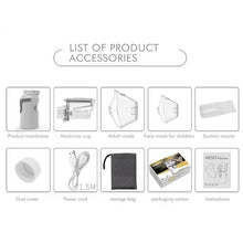 Load image into Gallery viewer, Portable Handheld Child Atomizer USB Rechargeable Mesh Spray Nebulizer