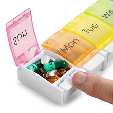 Load image into Gallery viewer, 7-Day Weekly Travel Pill Organizer