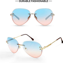 Load image into Gallery viewer, Women Aviation Polycarbonate UV 400 Sunglasses