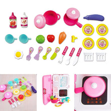 Load image into Gallery viewer, Toy Chef 2-in-1 Travel Suitcase Kitchen Set for Children