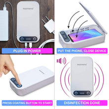 Load image into Gallery viewer, Phone Sanitizer Uv Portable Smart Phone Sterilizer UV-C