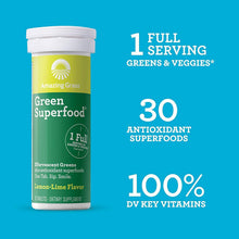 Load image into Gallery viewer, Amazing Grass Green Superfood Water Flavoring Tablet with Antioxidants and Alkalizing Greens