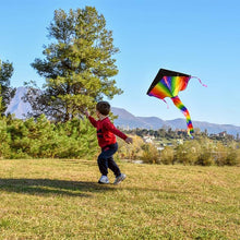 Load image into Gallery viewer, BritenWay Ripstop Polyester Fabric Extra Large Rainbow Kite
