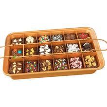Load image into Gallery viewer, Gotham Steel Nonstick Baking Pan with Built-In Slicer