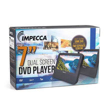 Load image into Gallery viewer, Impecca DVPDS-722 7in Dual Screen Dvd Player