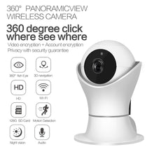 Load image into Gallery viewer, iPM World HD 360 Degree Panoramic View 1080p Wireless IP Camera