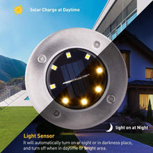 Load image into Gallery viewer, White Solar LED Garden Light