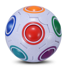 Load image into Gallery viewer, 4-Pack: Magic Rainbow Ball Brain Teaser Puzzle Toy