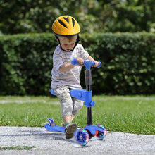 Load image into Gallery viewer, Rugged Racers 2-in-1 Kick Scooter with Removable Seat & LED Wheels