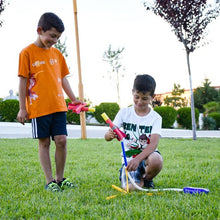 Load image into Gallery viewer, Toy Rocket Launcher for Kids with 4 Foam Rockets & Launch Stand