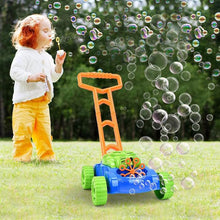 Load image into Gallery viewer, Bubble Blowing Lawn Mower with Bubble Solution