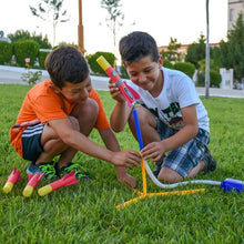 Load image into Gallery viewer, Toy Rocket Launcher for Kids with 4 Foam Rockets & Launch Stand