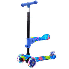 Load image into Gallery viewer, Rugged Racers 2-in-1 Kick Scooter with Removable Seat & LED Wheels