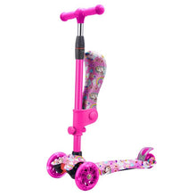 Load image into Gallery viewer, Rugged Racers 2-in-1 Kick Scooter with Removable Seat & LED Wheels