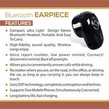 Load image into Gallery viewer, Professional Mini Invisible Wireless Bluetooth 10.0 Stereo In-Ear Earbud