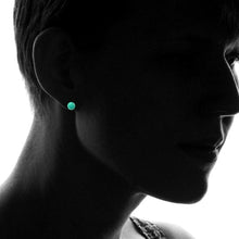 Load image into Gallery viewer, Sterling Silver Trio Red, White and Turquoise Stud Earring Set