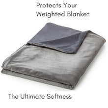 Load image into Gallery viewer, Bibb Home Weighted Blanket with Reversible Removable Cover
