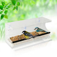 Load image into Gallery viewer, See-Through Acrylic Window Bird Feeder
