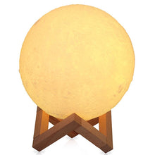 Load image into Gallery viewer, 3D Printed Night Light Moon Lamp
