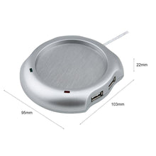 Load image into Gallery viewer, 4 Port USB Hub Cup Warmer
