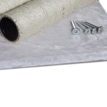 Load image into Gallery viewer, Paws &amp; Pals 3-in-1 Cat Scratching Post with Hammock and Toy
