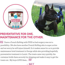 Load image into Gallery viewer, Hip and Joint Advanced Level 2 Formula All Natural Glucosamine Supplement for Dogs and Cat
