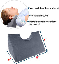 Load image into Gallery viewer, Chiropractic Cervical Traction Neck Wedge Pillow
