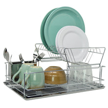 Load image into Gallery viewer, Space Saving Stainless Steel Chrome Dish Rack - Assorted Styles
