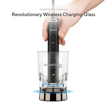 Load image into Gallery viewer, AquaSonic Black Series Pro Ultra Whitening 40,000 VPM Rechargeable Electric Toothbrush
