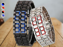 Load image into Gallery viewer, Faceless Unisex Stainless Steel Titanium Waterproof LED Watch
