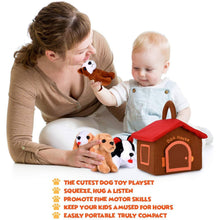 Load image into Gallery viewer, Hakol Dog House With Puppies Toy Set
