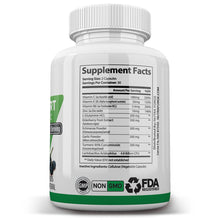 Load image into Gallery viewer, Immune Support Supplement with Elderberry, Vitamin C, Echinacea, Zinc, Garlic, Turmeric 1600mg NON GMO, GMP
