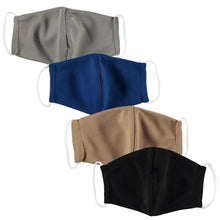Load image into Gallery viewer, 6-Pack: Men's Reusable Machine Washable Masks Mystery (3 Solid + 3 Prints)
