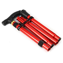 Load image into Gallery viewer, Portable Aluminum Folding Walking Travel Stick Cane
