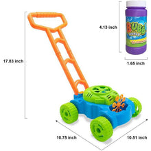 Load image into Gallery viewer, Bubble Blowing Lawn Mower with Bubble Solution
