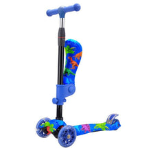 Load image into Gallery viewer, Rugged Racers 2-in-1 Kick Scooter with Removable Seat &amp; LED Wheels

