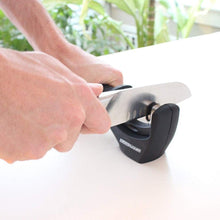 Load image into Gallery viewer, Bladerunner Kitchen Knife Sharpener - Fast Precision 3 Step Sharpening System
