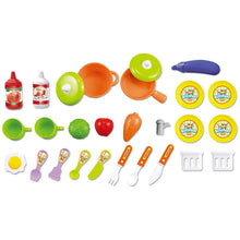Load image into Gallery viewer, Toy Chef 2-in-1 Pretend Play Travel Set For Kids
