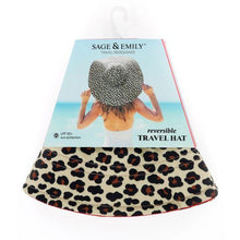 Load image into Gallery viewer, Sage &amp; Emily Reversible SPF 50+ Travel Hat
